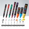 posca glitter sada akrylovych fixu tenky hrot trpytive barvy 1 mm set 8 ks uni pc 3m