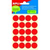 Etikety APLI kulaté, průměr 19 mm, 100 etiket (Barva Zelená)