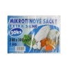 mikrotenove sacky 20x30 cm 50ks odtrhavaci v bloku extra silne