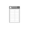 samolepici etikety bile sk label plus 889 x 338 mm 100 archu a4