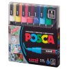 akrylovy popisovac posca pc 3m sada 8 ks 09 13 mm uni stredni hrot