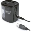 rapesco ps12 usb stolni elektricke orezavatko cerne 2 otvory baterie usb