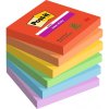 3m post it samolepici blocky super silne playful colour collection rozmer 76x76 mm 6x90 listku