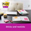 3m post it samolepici blocek soulful colour collection silne lepici rozmer 76x127 mm 6x90 listku