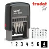 samobarvici cislovaci razitko trodat 4846 vyska 4mm 6 mistne