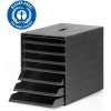 durable idealbox plus ulozny box se 7 prihradkami antracitovy