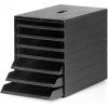 durable idealbox plus ulozny box se 7 prihradkami antracitovy