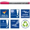 staedtler pigment art pen kaligraficky popisovac sada 12 ruznych barev sila 2 mm