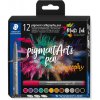 staedtler pigment art pen kaligraficky popisovac sada 12 ruznych barev sila 2 mm