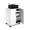 durable 3115 multifunkcni skrin s kolecky barva bila
