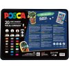 akrylovy popisovac posca sada pop mix 20 ks v kovovem boxu vc navodu