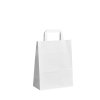 papirova taska mala s plochym uchem 22x10x28 cm bila do 6 kg
