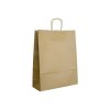 papirova taska stredni s kroucenym uchem 32x12x41 cm hneda do 8 kg