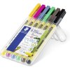 staedtler fineliner 307 sb6 sada barevnych popisovacu 6 ks