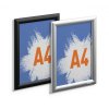 durable 4796 hlinikovy klip ram a4 zkosene rohy profil 25 mm cerny