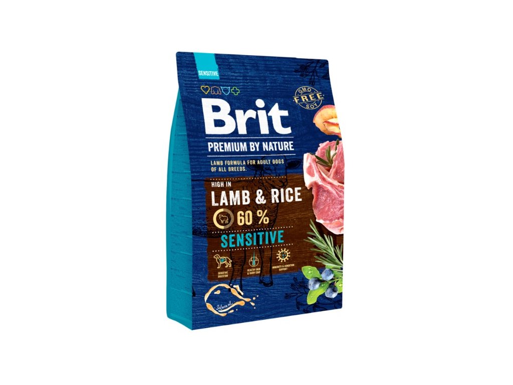5382 brit premium by nature sensitive lamb 3kg