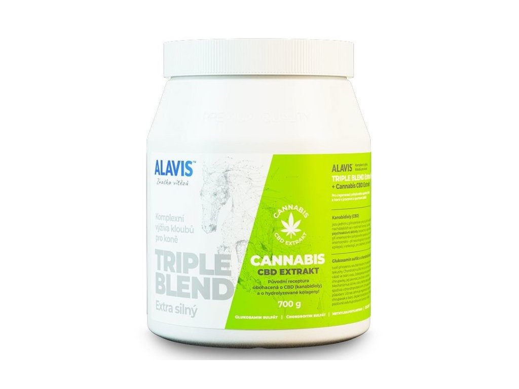 7077 alavis triple blend extra silny cannabis cbd extrakt 700g