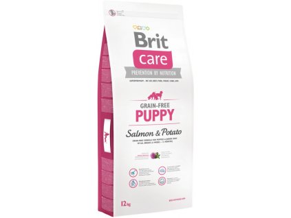 3549 brit care grain free puppy salmon potato 12kg