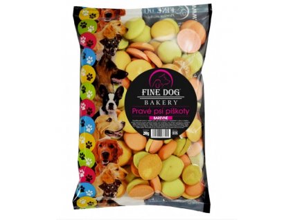 3654 fine dog mix piskoty barevne 200g