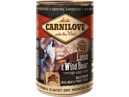 3717 carnilove wild meat lamb wild boar 400g