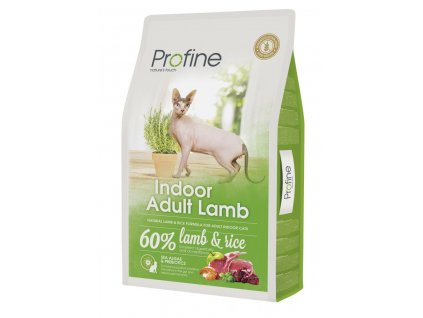 4389 profine cat indoor adult lamb 10kg