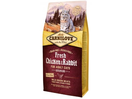 5217 carnilove cat fresh chicken rabbit 6kg