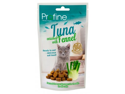 7029 profine cat semi moist snack tuna fennel 50g