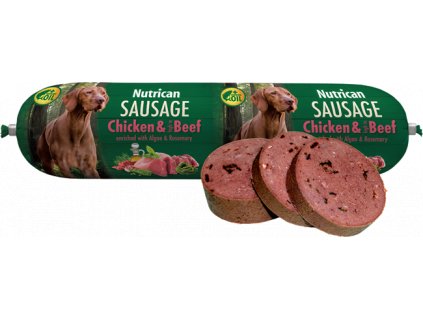 sausage nutrican chicken beef 800g