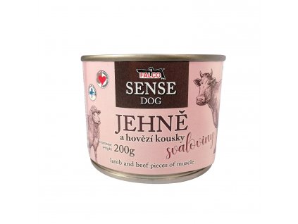 11163 falco sense dog jehneci a hovezi 200g