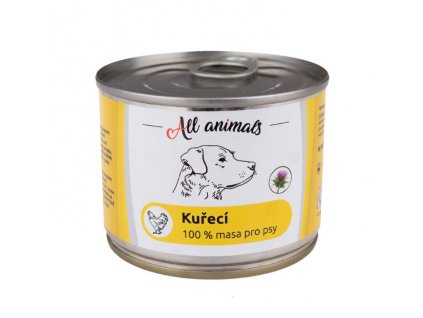 12087 all animals dog kureci mlete maso 200g