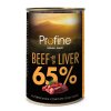 Profine Dog tins 65 beef liver