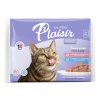 12561 plaisir cat kapsa multipack pro dospele i kastrovane kocky 4x85g 2xlosos 2xpstruh