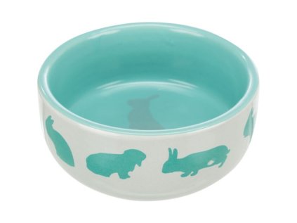 TRIXIE Keramická miska pro králíky barevná 250 ml/11 cm