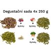 Degustační sada senné granule 4 x 250 g