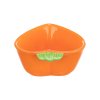 TRIXIE Keramická miska MRKEV (morče,králík), 180 ml/ 12 x 11 cm, oranžová