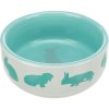 TRIXIE Keramická miska pro králíky barevná 250 ml/11 cm