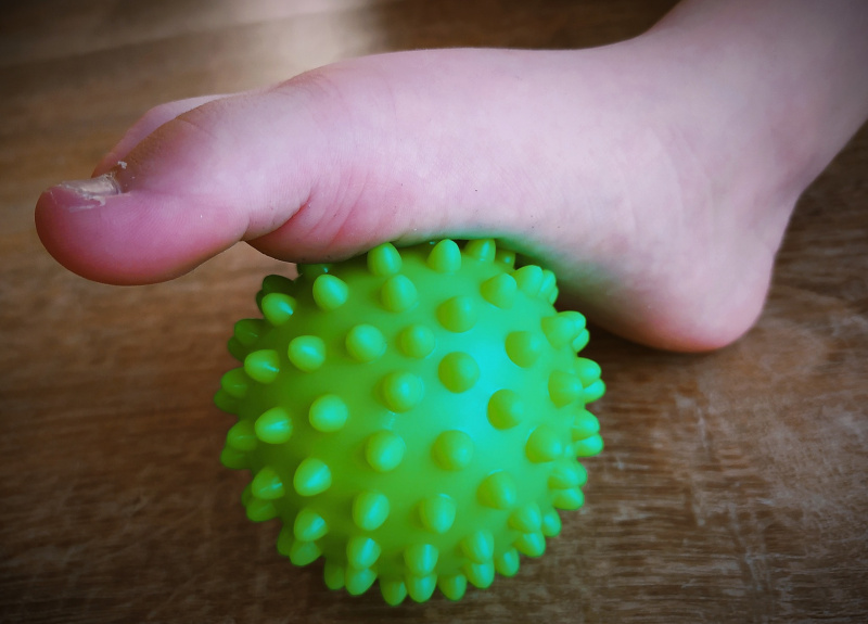 obr.5 stimulace ježkováním