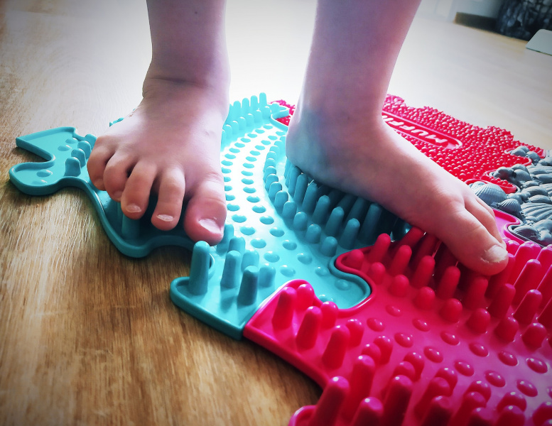 obr.4 chůze po ortopedických podlahách