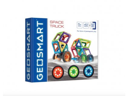 GeoSmart - magnetická stavebnice Space truck - 42 ks