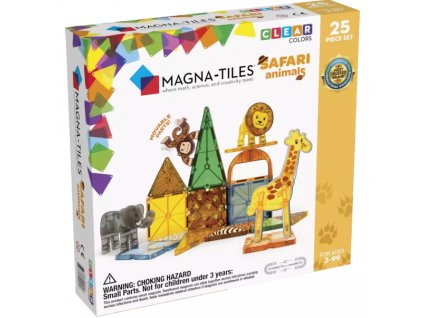 MAGNA TILES - Magnetická stavebnice Safari 25ks