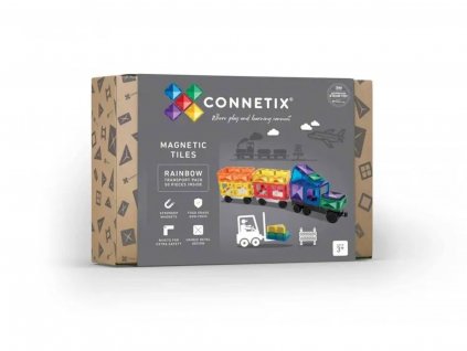 Connetix Tiles - Rainbow Transport Pack 50ks