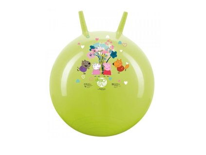 John - Skákací míč s rukovítky Prasátko Peppa 45-50cm
