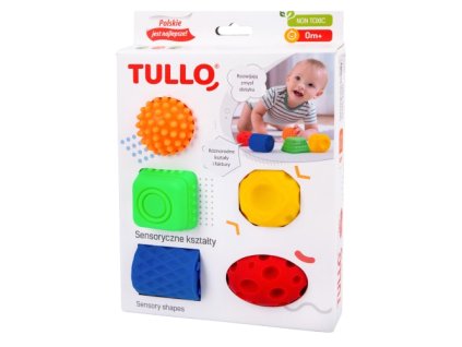 Tullo - senzorické tvary sada 5 ks