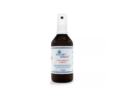 Koloidní stříbro - Sprej proti mykózám a plísním 100 ml, 50 ppm
