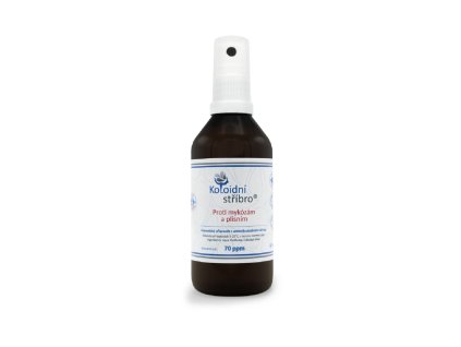 Koloidní stříbro - Sprej proti mykózám a plísním 100 ml, 70 ppm