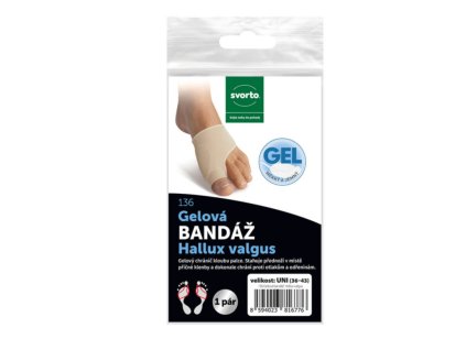 Svorto - Gelová bandáž Hallux Valgus 1 ks