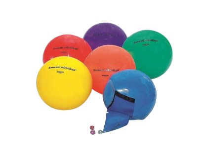 Spordas - Bell ball - míč s rolničkami 18 cm