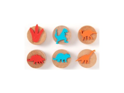 ChildGen - Dřevěná razítka Dinosauři