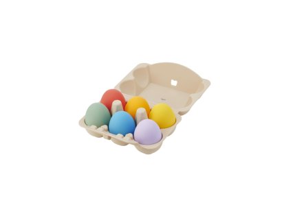 TickiT - SiliSoft Senzorická silikonová vajíčka 6 ks