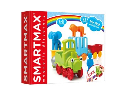 SmartMax - Můj první vláček se zvířátky 22 ks